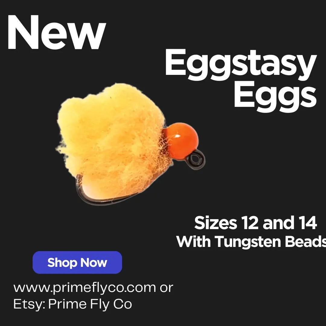 Eggstacy Egg Flies for Steelhead and Trout